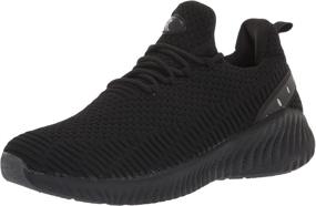 img 4 attached to Flysocks Ladies Walking Fashion Shoes - Slip On Sneakers with Breathable Knitted Mesh for Gym, Work, Nurse - Comfortable and Stylish Tennis Shoes for Sports Jogging and Casual Wear