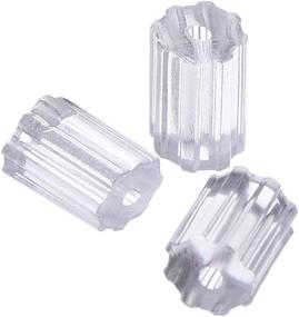 img 2 attached to 🔘 Outus 1000 Pcs Clear Rubber Earring Safety Backs Stoppers