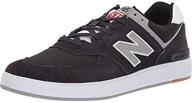 👟 top-rated new balance iconic sneaker black men's fashion sneakers - stylish and versatile logo