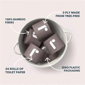 img 2 attached to 🌿 Reel Bamboo Toilet Paper - 24 Rolls - 3-Ply, Tree-Free & Sustainable – Eco-Friendly, Plastic-Free Packaging