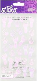 img 1 attached to Sticko Baby Girl Prints Stickers - Pastel Edition