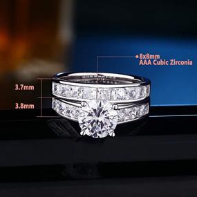 img 3 attached to SHELOVES JEWELRY Wedding Rings Women