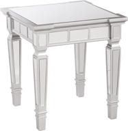 💎 glenview glam mirrored end table: sei furniture's stunning reflection of elegance logo