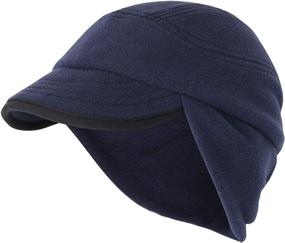 img 2 attached to 🧣 Home Prefer Winter Beanie Cap: Warm and Windproof Fleece Earflap Hat for Men and Women