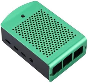 img 3 attached to Алюминиевый корпус Raspberry Pi 4 Model B RPI 4 Metal Shell Green Box Enclosure только для RPI 4B (зеленый)