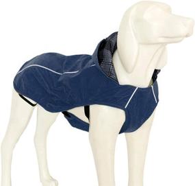 img 3 attached to PETSWORLD Harness Raincoat Waterproof Reflective