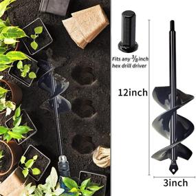 img 3 attached to 🌿 6X12In Extensive Spiral Umbrella - Optimal Planting Solution