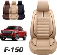 oasis auto tailor fit seat covers compatible with 2009-2022 ford f-150 f150 f-250 f250 f350 f350 (ff-01 front pair interior accessories logo