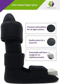 img 2 attached to 🩺 Ultimate Relief: Comfort Soft Plantar Fasciitis Night Splint - Large