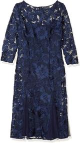 img 1 attached to Alex Evenings Embroidered Illusion Sleeves Women's Clothing for Dresses