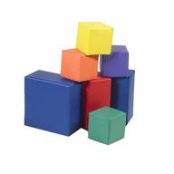🧱 sturdiblock set cf321-530 | children's factory | large foam building blocks for toddlers | soft play equipment for daycare or playroom | set of 7 big blocks logo