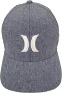 🧢 hurley men's phantom ripstop baseball cap with curved bill logo