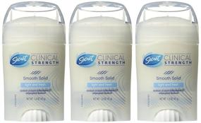 img 1 attached to Secret Clinical Strength Soft Solid Antiperspirant and Deodorant - Light and Fresh Scent - 1.6 Ounce, Pack of 3