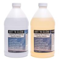 🔬 epoxy resin - 1 gallon kit for clear casting and coating logo