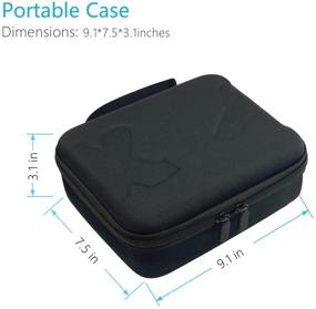 img 2 attached to DJI Mini 2 Carrying Case - Protective Hard Shell Travel Drone Bag for DJI Mini 2 Drone, Remote Controller, Battery, and Accessories