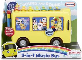 img 4 attached to 🎵 Little Baby Bum Music Bus 3-in-1: Songs, Xylophone, and Push Vehicle