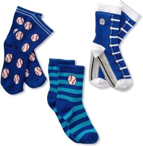 img 1 attached to 🧦 Country Kids Boys' Baseball Mix 3-Pair Socks - Perfect for Little Athletes