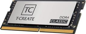 img 2 attached to TEAMGROUP T-Create Classic DDR4 SODIMM 16 ГБ 2666 МГц (PC4-21300) 260-контактный модуль памяти для ноутбука CL19 Ram — TTCCD416G2666HC19-S01