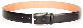 img 4 attached to Trafalgar Broderick Cortina Leather Burgundy Men's Belts: Finest Accessories for a Stylish Look