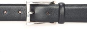 img 1 attached to Trafalgar Broderick Cortina Leather Burgundy Men's Belts: Finest Accessories for a Stylish Look