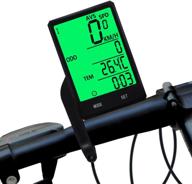 bike computer wireless: waterproof bicycle speedometer and odometer with backlight lcd display логотип