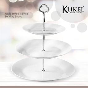 img 1 attached to Effortlessly Elegant: Klikel's Stunning Serving Platter for Cupcakes at Parties