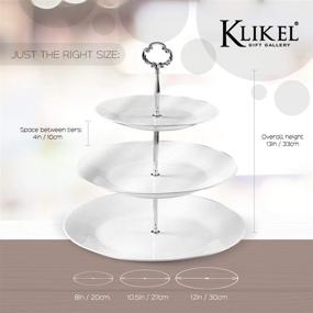 img 2 attached to Effortlessly Elegant: Klikel's Stunning Serving Platter for Cupcakes at Parties