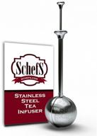 🍵 schefs v.3 stainless steel tea infuser logo