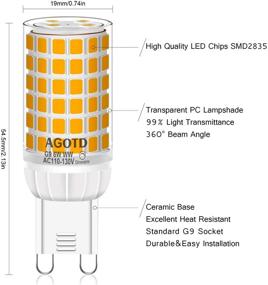 img 2 attached to 💡 Chandelier AGOTD - Dimmable Replacement with No Flicker