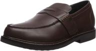 apex lexington penny loafer leather men's shoes logo