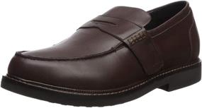 img 4 attached to Apex Lexington Penny Loafer Leather Men's Shoes