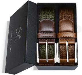 img 3 attached to Woven Stretch Braided Gift Boxed Casual