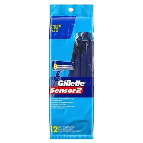img 3 attached to 🪒 Бритвы одноразовые для мужчин Gillette Sensor2, 12 штук (упаковка из 3) - Улучшите свой опыт бритья с этим набором из 12 бритв Gillette Sensor2 для мужчин