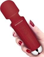 🔌 kingwand mini massager: quiet & waterproof - 8 speeds & 20 patterns - usb rechargeable - back & neck relief for women & men логотип