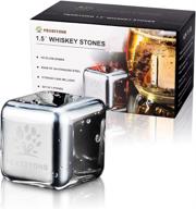 whiskey stones gifts reusable stainless logo