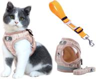 🐱 luccalily cat harness and leash set: escape proof vest for safe and comfortable outdoor walking, reflective strip and adjustable design for cats and small dogs logo