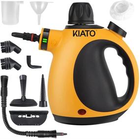 img 4 attached to 🧼 Kiato Handheld Steam Cleaner: Efficient Cleaning with 10-Piece Accessory Set for Home Use