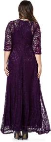 img 2 attached to 👗 ESPRLIA Women's Floral Sleeve Wedding Dresses: Optimal Women's Clothing for Special Occasions