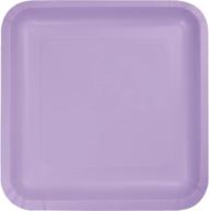 🌸 luscious lavender delight: unleash your creativity with creative converting square plates! логотип