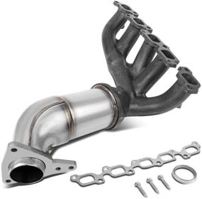 img 4 attached to 🚗 DNA Motoring Factory Style Catalytic Converter Exhaust Manifold Replacement - OEM-CONV-YW-003