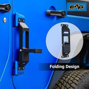 img 4 attached to EAG 2007 2018 Wrangler Hinge Folding