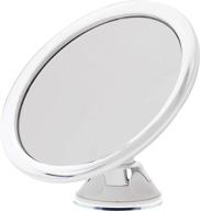 enhance your grooming routine with danielle creations super suction clear locking mirror, 5x magnification логотип