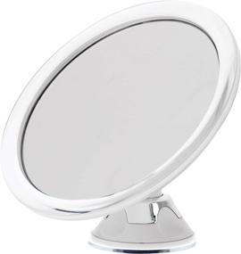 img 2 attached to Enhance Your Grooming Routine with Danielle Creations Super Suction Clear Locking Mirror, 5X Magnification