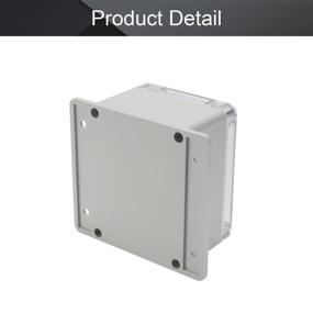 img 1 attached to Fielect Junction Box ABS Plastic Dustproof Waterproof IP67 Universal Electrical Project Enclosure With Transparent Clear Cover And Fixed Ear 4 Electrical