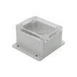 fielect junction box abs plastic dustproof waterproof ip67 universal electrical project enclosure with transparent clear cover and fixed ear 4 electrical logo