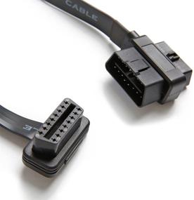 img 1 attached to 🔌 BBfly-A9 OBD2 16 Pin Splitter Extension Cable Adapter - 1 Male to 2 Female - 2FT/60CM Length