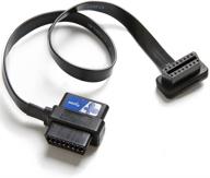 🔌 bbfly-a9 obd2 16 pin splitter extension cable adapter - 1 male to 2 female - 2ft/60cm length logo