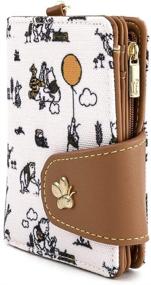 img 3 attached to Canvas Line Drawing Wristlet Wallet featuring Disney's Winnie the Pooh by Loungefly