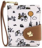 canvas line drawing wristlet wallet featuring disney's winnie the pooh by loungefly logo