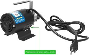img 1 attached to 💧 Black Water Transfer Pump 115V 1/10 HP 330 GPH with 3/4 inch Ports, Suction Hose, Spare Impeller - Electric Utility Pump